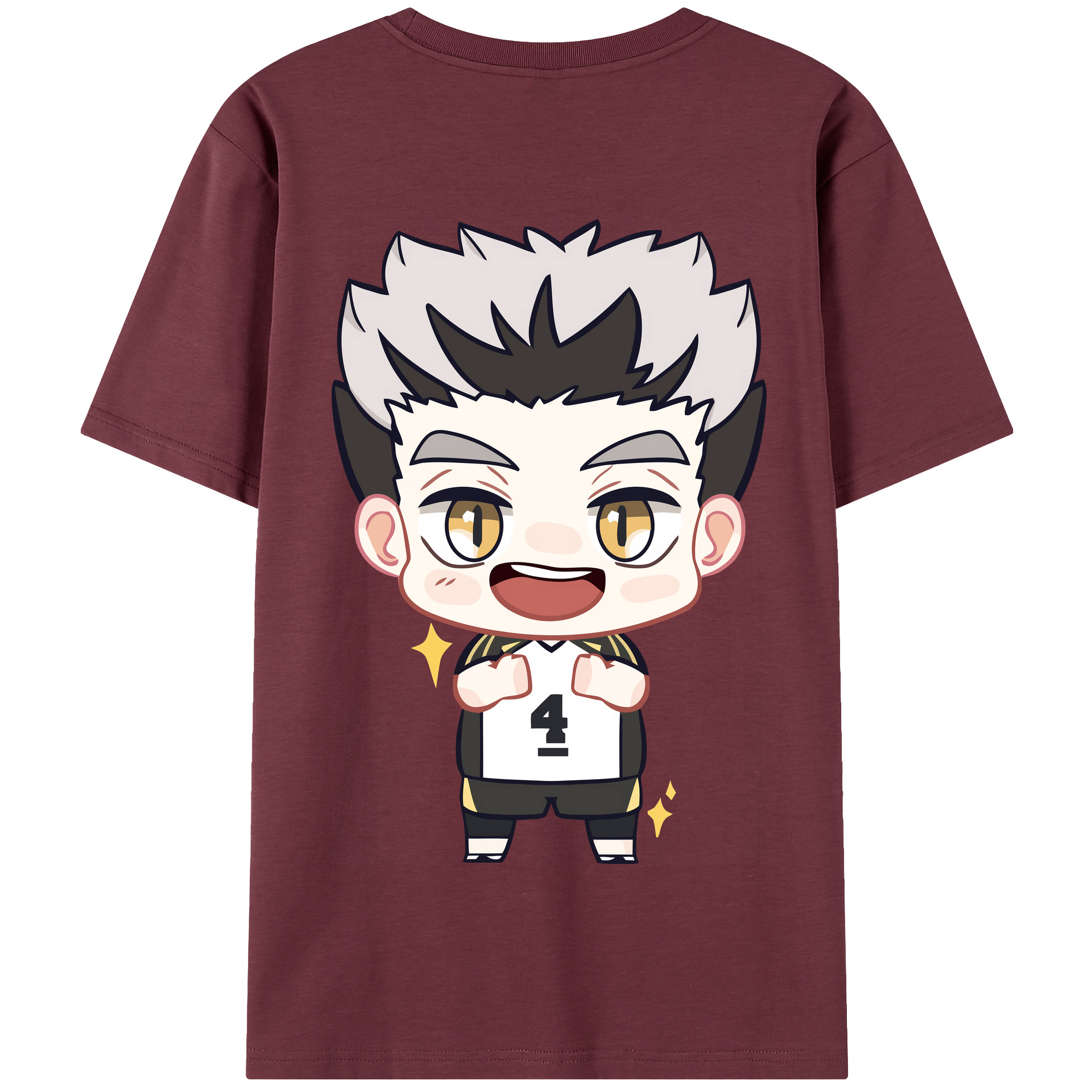 （画像用） ハイキュー!! Haikyu!! 綿100％半袖Tシャツ（背面プリント）
